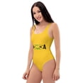 thumbnail image 3 of Jamaican One-Piece Women Swimsuit-Yellow (S), 3 of 6