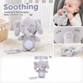 thumbnail image 6 of Kiddiway Baby Teether Hanging Toy for Soothing with Attachment - Plush Figurine Style, Baby Car Toys & Stroller Toys, Soft Silicone BPA-Free Teether, Sensory Play, Crib Hanging,b, 6 of 6