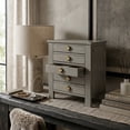 thumbnail image 5 of Hives and Honey Emma Wood Jewelry Chest: Modern Grey Tabletop Storage with 4 Drawers for Women, 5 of 7