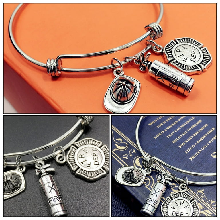 Firefighter clearance metal bracelets