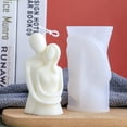 thumbnail image 3 of Molde de silicona para velas de parejas, molde de resina para amantes de los besos, molde de silicona para escultura humana artística, molde de fundición epoxi para adorno del hogar, jabón, chocolate TUNC Sencillez, 3 of 5