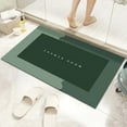 thumbnail image 6 of 1* Floor Mat Bath Mat Rubber Bath Mats Quick Drying Non Slip Bathroom Mat Super Absorbent Bath Mat Instant Dry Bathroom Rug in Front of the Kitchen Sink Shower Room Bathtub Square Carpet, 6 of 7