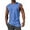 Blue, variant on uvwlwu Men's Loose Sleeveless Tank Top Cotton Extended Length Hip Hop Fitness Vest,S