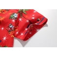 thumbnail image 5 of SSLR Big Boys' Santa Claus Party Tropical Ugly Hawaiian Christmas Shirts Casual Button Down Shirts, 5 of 8