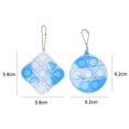 thumbnail image 2 of Mini Pop Toy, Keychain Pop Bubble Popping Sensory Toy, for Kids Adults (2pcs), 2 of 5