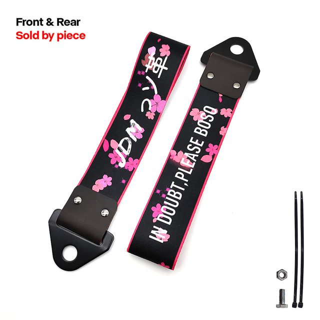 Jdm Nylon Trailer Ropes Tow Strap Initiald Fujiwara Tofu Shop Universal Car Racing Tow Ropes Ae86 Trailer Ropes Bumper