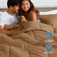 thumbnail image 5 of Bare Home Down Alternative Comforter Set - 3-Pieces - All Seasons - Queen, Caramel, 5 of 10