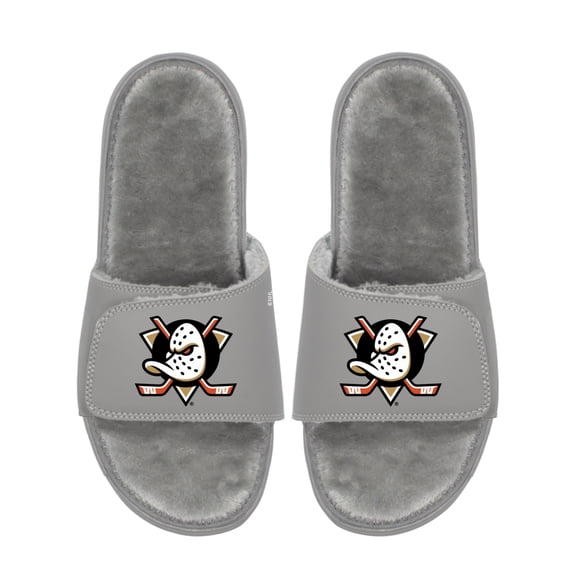 Unisex ISlide  Anaheim Ducks Logo Fur Slide Sandals