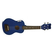 Kohala Tiki Soprano Ukulele with Tuner Ocean Blue