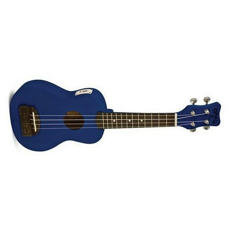 Kohala Tiki Soprano Ukulele with Tuner Ocean Blue