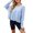 Sky Blue, variant on Womens Long Sleeve Tops Tops for Women Sure! Here’s A Product Title That Fits Your Requirements:"Women's Long Sleeve Solid Color Loose Fit Casual Yoga Top"