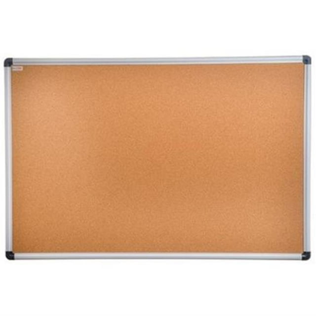 FloortexUSA FCVCBB2418A 24 x 18 Po Viztex Liège Bulletin Board&44; Liège & Aluminium