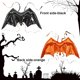 thumbnail image 3 of 2pcs Large Bat Wing Foil Balloons 48 Inch Bat Wing Aluminium Balloons For Halloween Theme Party Supplies Birthday Decor Cosplay Costumeorange On One S, 3 of 4