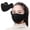 black, variant on Winter Face Mask for Men Women Windproof Half Face Mask with Earflap for Outdoor Sport - Dark grey
