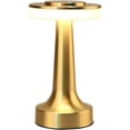thumbnail image 1 of Qucyy 1PC Gold Portable LED Desk Lamp with Touch Sensor, 3 Brightness Levels, Recrgeable Up to 48 Hours, Decorative Desk Lamp for Outdoor Night Light, Night Light for Bedroom, 1 of 5