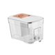 thumbnail image 3 of Dispensador de jugo helado con hervidor frío de 6 l, tapa pequeña extraíble, dispensador de bebidas para refrigerador Blanco, 3 of 9