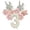 B003- Style C, variant on Pink Happy Birthday Foil Balloons Bunny Flower Balloon Set, 32 in Cream Number 3, Gender Reveal Party Decorations, Spring Party Supplies