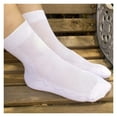 thumbnail image 3 of CHUNYAN 6 Pairs Lot High Quality Autumn Summer 100 Cotton Mesh Socks for Men Thin Black White Gray Mens Dress Breathable Casual, 3 of 6
