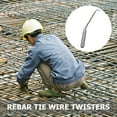Phlegsive Rebar Tie Tool Metal Wire Twisting Fence Tool 27cm Concrete