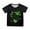 Black, variant on Girls St Patricks Day Shirt Clover Print Short Sleeve T-Shirt Tops Girl Clothes for Boys 8-9 Years