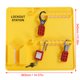 thumbnail image 5 of M Buder Estación de Bloqueo y Etiquetado LOTO de Montaje en Pared con 16 Candados de Seguridad, 20 Etiquetas y 4 Aldabas, Kit de Tablero PC Industrial[cite: 1], 5 of 9