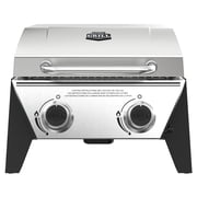 Expert Grill Stainless Steel 2-Burner Tabletop Propane Gas Grill, 13,000 BTUs, 273 sq. in.