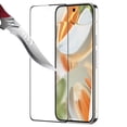 thumbnail image 3 of For Google Pixel 9 /Pixel 9 Pro (6.3") Tempered Glass Screen Protector [Full Coverage] Curved Fit Black Edged 9H Hardness Glass Screen Protector Cover ,Xpm Screen Protector [ Clear Black ], 3 of 7