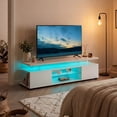 thumbnail image 6 of WGYPRIME TV Stand for 60 Inch TV, Modern Entertainment Center with Adjustable LED & Storage, TV Console for Lining Room, 6 of 6