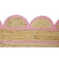 thumbnail image 4 of Scallop Pattern Jute Bohemian Area Rug, 4 of 4