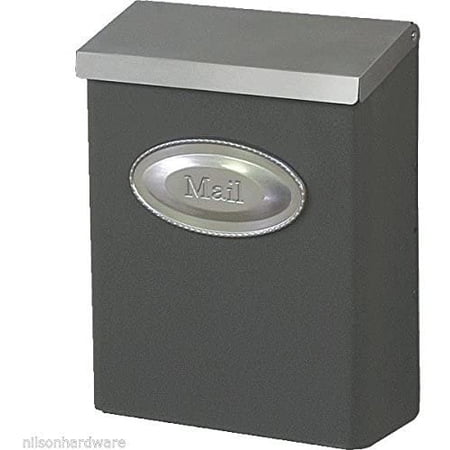 

Designer Steel 9.625 W X 4.374 D X 12.5 H Vertical House Mailbox DVKPBZ00