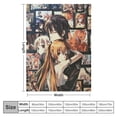 thumbnail image 4 of Cotton Throw Blanket Anime Sword Art Online Blanket Air Conditioner Quilt Cartoon Soft Flannel Blankets Warm for Fall Winter Sofa Bed Beach, 4 of 6