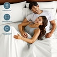 thumbnail image 2 of Bare Home Premium 1800 Collection 4-Piece Bed Sheet Set with Envelope Pillowcases, Full, Cream, 2 of 9