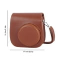 thumbnail image 1 of Bolsas de cámara instantánea de cuero PU para Fujifilm Instax Mini 12/11/9/8 (marrón claro) Ndcxsfigh Para estrenar, 1 of 5