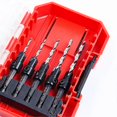 thumbnail image 5 of Tapping drill bit countersink woodworking drill tap 12-piece set, 5 of 5