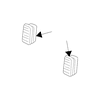 Genuine OE Mitsubishi Air Outlet Vent - 1BU501ZAAB