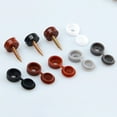 thumbnail image 2 of 100pcs Plastic Nut Cover Snap Protective Ideal for Car Furniture, 2 of 3