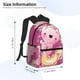 thumbnail image 2 of Easygdp Cute Pink Axolotl A Mochila Casual para Portátil, Mochila para Escuela, Viajes, Negocios, 2 of 6