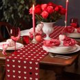 thumbnail image 4 of Apmemiss Clearance Valentines Day Table Runner, Sweet Heart Valentines Day Decorations Valentines Runner for Table Seasonal Sweet Decor for Indoor Outdoor Dining Table Decorations, 4 of 8