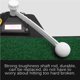 thumbnail image 3 of Advancent Cuerda de pelota de golf, golpe de tiro, ayuda para la práctica de entrenamiento, práctica deportiva de columpio, portátil, fácil operación, Golf No.02 Advancent OD010675-02, 3 of 6