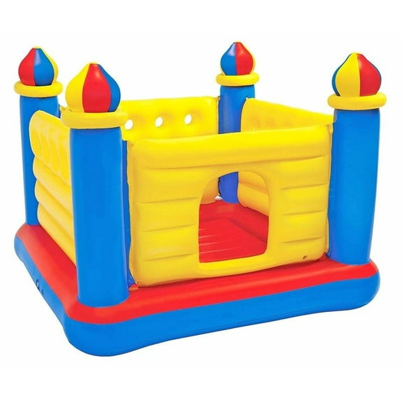 Brincolin Castillo Inflable 1.75 X1.75x1.35cm 48259np Intex azul 1 Intex 48259