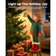 thumbnail image 4 of Guirnalda de luces navideñas transparentes, 100 unidades, 7,6 m, mini luces incandescentes para interior, árbol de Navidad, guirnalda, cumpleaños, boda, fiesta, festival, decoración, cable verde, 4 of 6