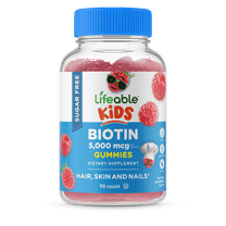 Lifeable Sugar Free Biotin for Kids, 5000mcg, 90 Gummies