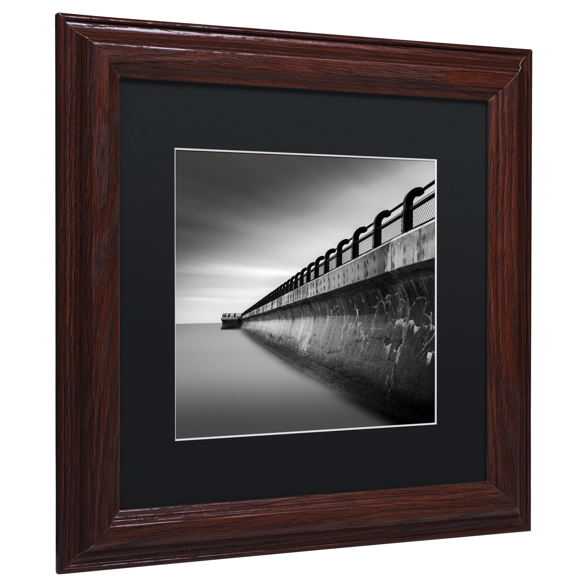 Dave MacVicar 'Water Works 2' Black Matted Framed Art