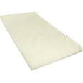 "Egg Crate Mattress Topper for College Dorm TwinExtra Long & Hospital