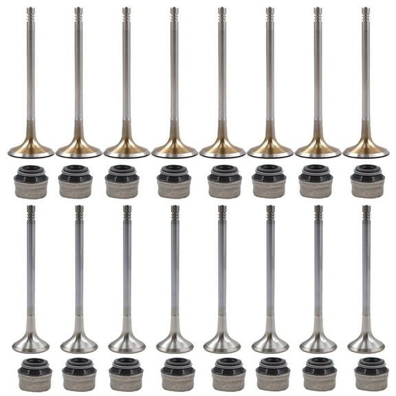 LABLT 16pcs 6mm Intake Exhaust Valves Set for Audi A4 A5 VW Golf GTI Tiguan Passat 2.0T 06D109611T 06D109611H Fits select: 2013 AUDI A4 PREMIUM PLUS, 2013-2015 VOLKSWAGEN CC SPORT