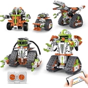 STEM Robot Building Kit with Remote Control for Boys Age 14+, Coding Robotic Technic Toys Birthday Gifts for Kids, 5 in 1 Science Kit Robotic Models with 539 Pieces