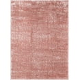 thumbnail image 2 of HR Plush Pink Solid Color Shag Rug - Thick Pile, High-End, Soft & Cozy Floor Carpet for Bedroom & Living Room, 2 of 6