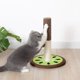 thumbnail image 4 of Rascador para gatos, juguetes interactivos, rascador con marco de escalada para gatos de bolas Marrón Zulema Poste rascador para gatos, 4 of 8