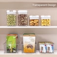 thumbnail image 4 of 8PCS Organizador de alacena, Organizador despensa de Plástico Transparente Con Divisores,Para Despensa, Cocina, Nevera, Gabinetes, Para Snacks, Pouches, 4 of 6
