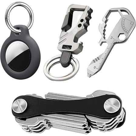 Key Multi Tool / Screwdriver / Air Tag / Bottle Opener / Organizer Pocket Chain